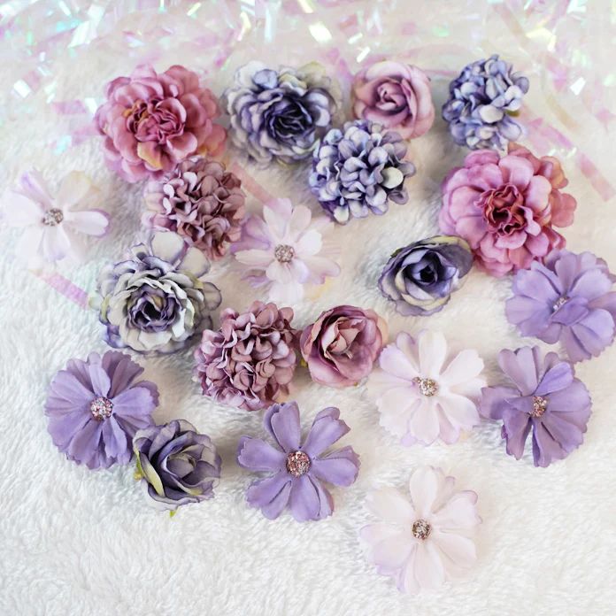 Rose Silk Flower Combination Ita Bag Accessories - Image 14