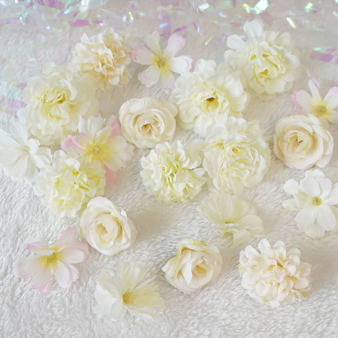 Rose Silk Flower Combination Ita Bag Accessories - Image 6