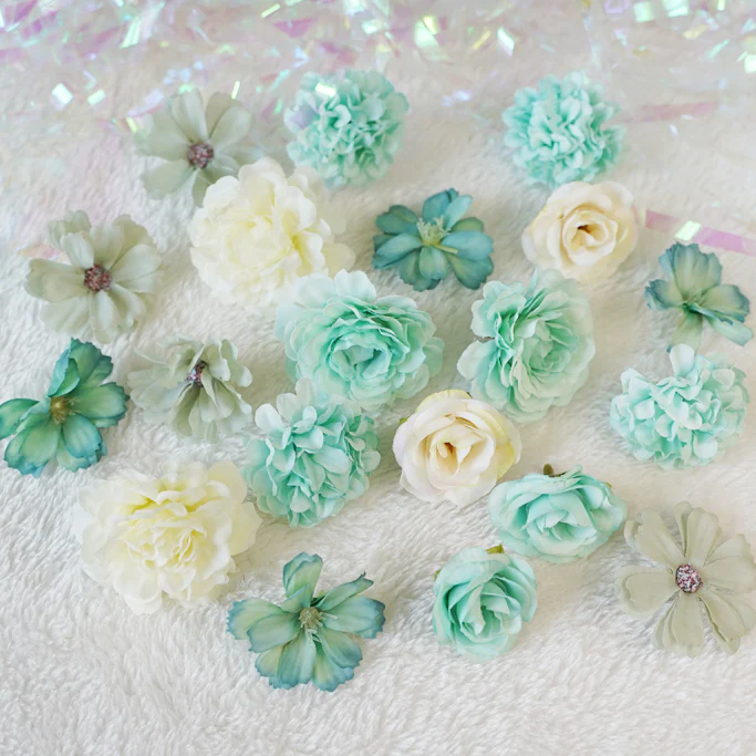 Rose Silk Flower Combination Ita Bag Accessories - Image 8