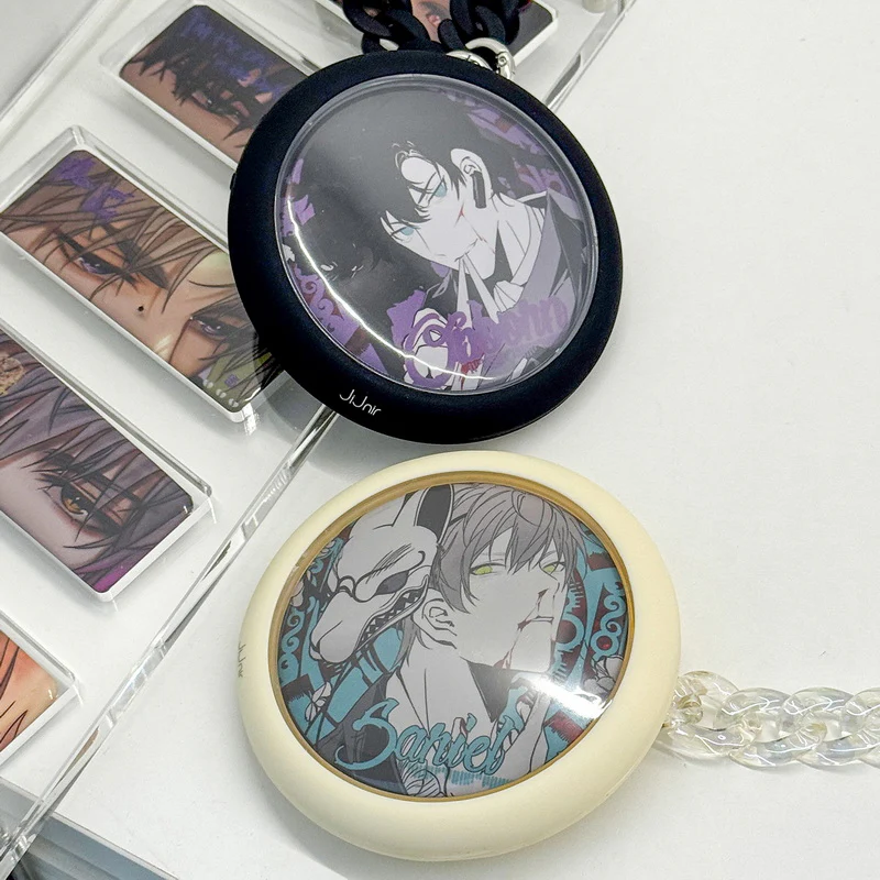 Round Badge Protector Case Ita Bag Keychain Charm - Image 13