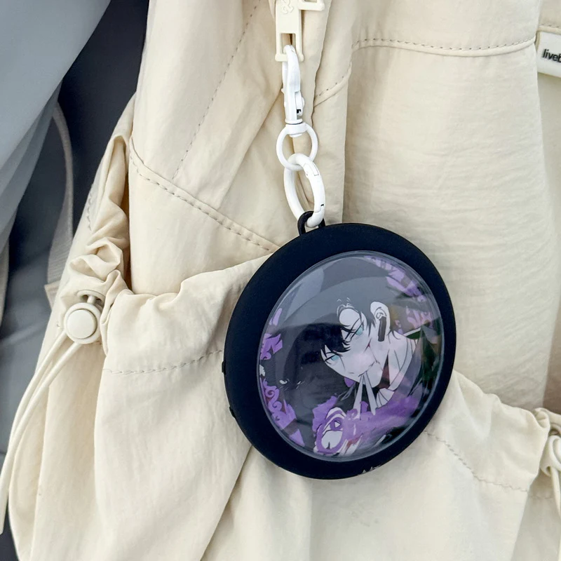 Round Badge Protector Case Ita Bag Keychain Charm - Image 14