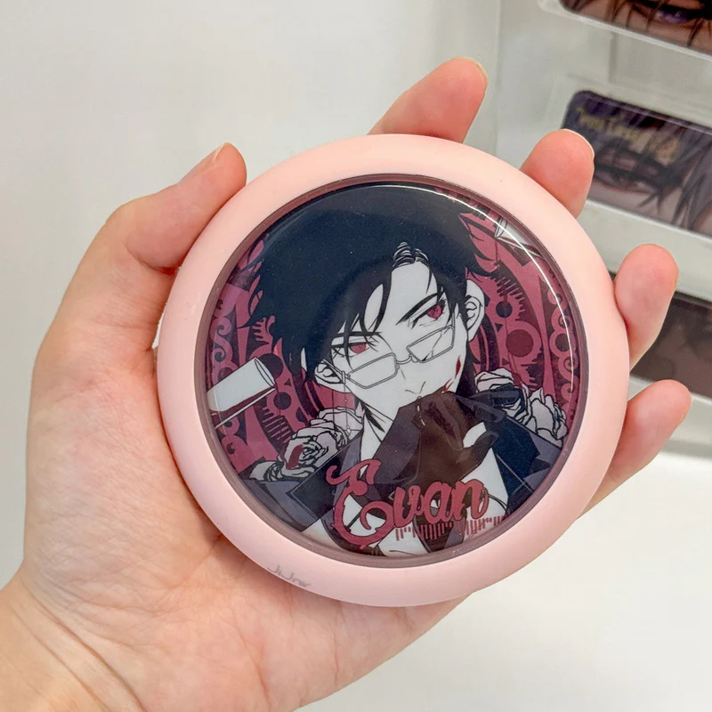 Round Badge Protector Case Ita Bag Keychain Charm - Image 4