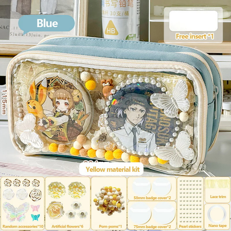 Transparent Ita Bag Pencil Case - Image 29