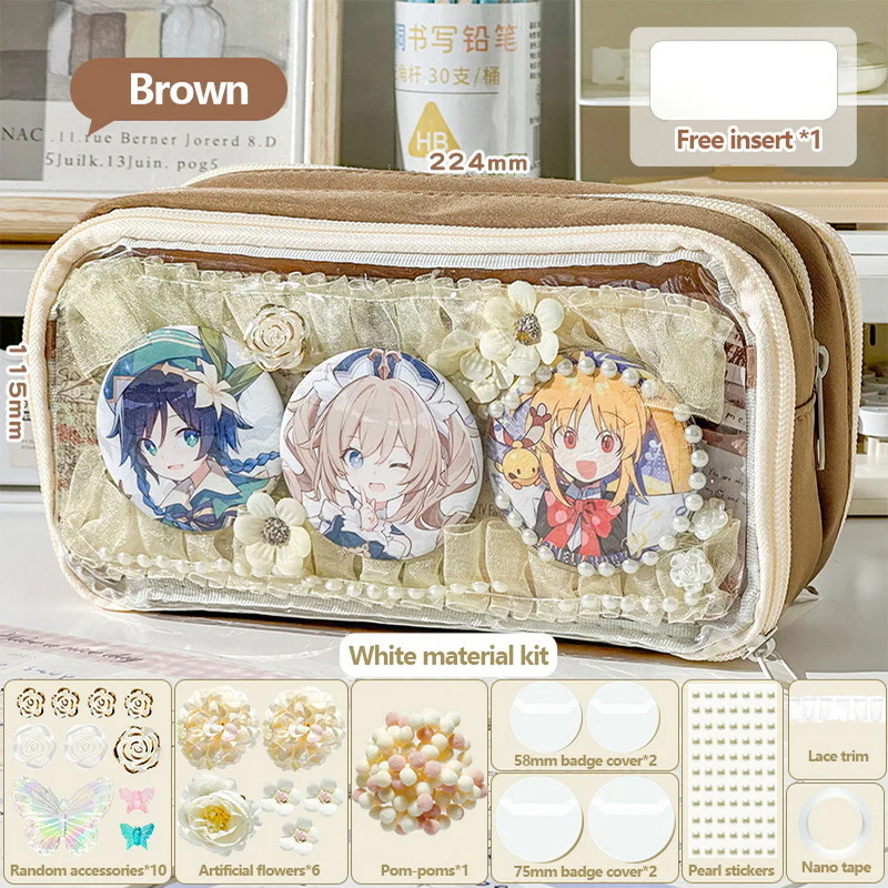 Transparent Ita Bag Pencil Case - Image 30
