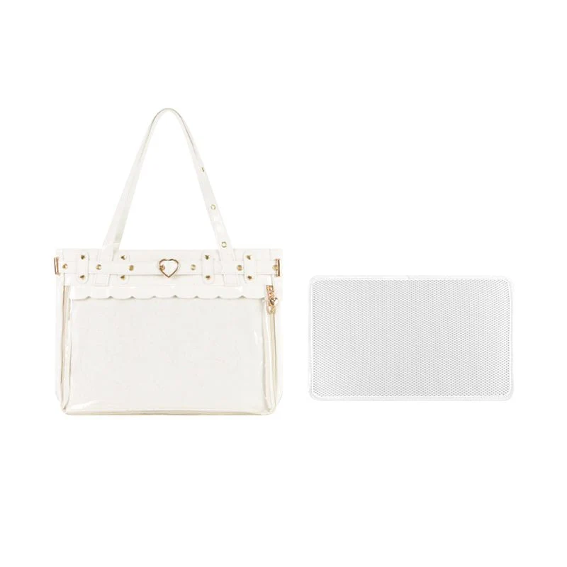 Transparent Kawaii Crossbody Bag Japanese Tote Bag - Image 5