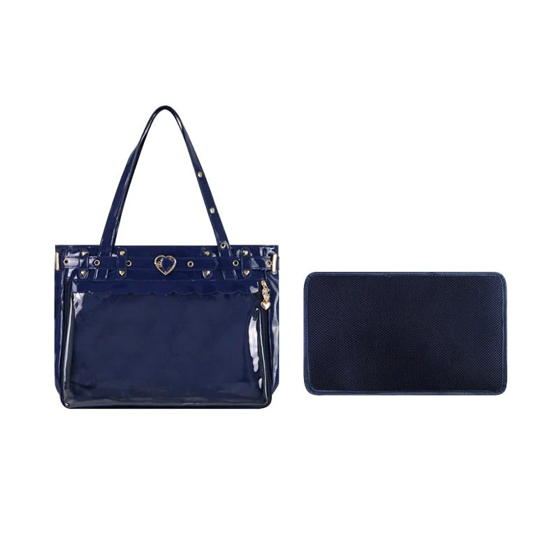 Transparent Kawaii Crossbody Bag Japanese Tote Bag - Image 8