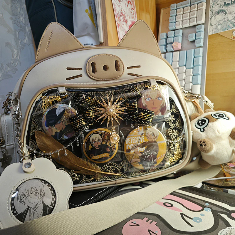 Y2K Japan Silver Cat Pin Backpack - Image 23